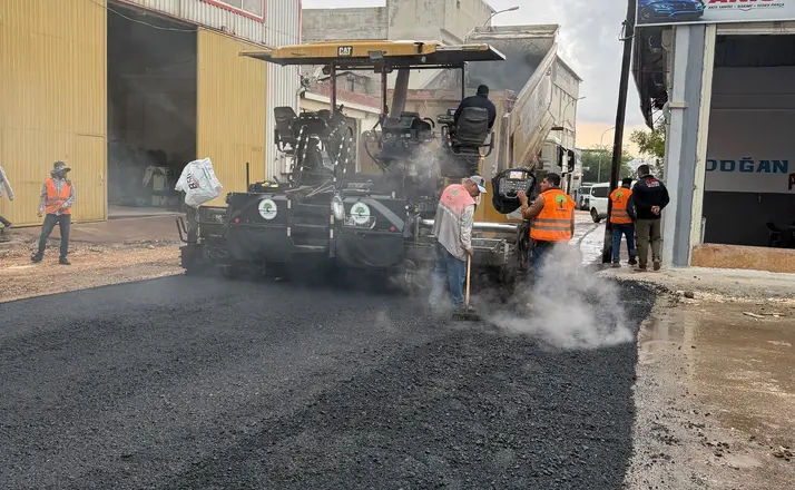 KÜSGET’te yollar yenileniyor
