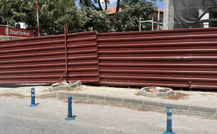 Menteşe’de riskli ağaçlar için kesim ve budama çalışması 