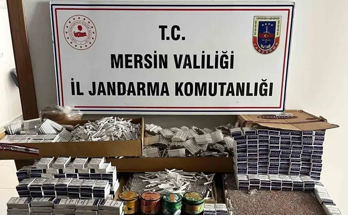 Mersin’de sigara kaçakçılığı operasyonu: 32 bin 120 makaron ele geçirildi
