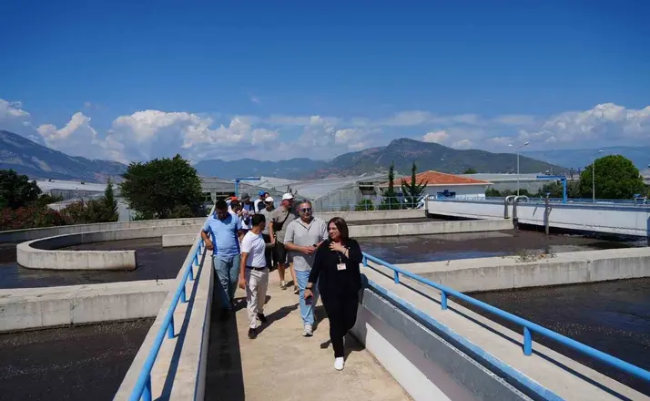 MESKİ’nin arıtma tesisinde Alman heyetten teknik inceleme
