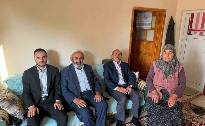 MHP’li heyetten Kuluncak’ta şehit ailelerine ziyaret
