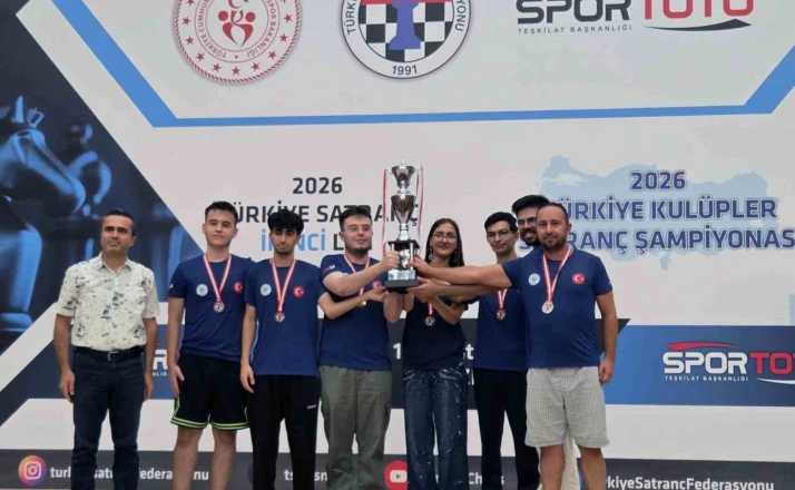 Muğla Büyükşehir satranç takımı birinci lige yükseldi 