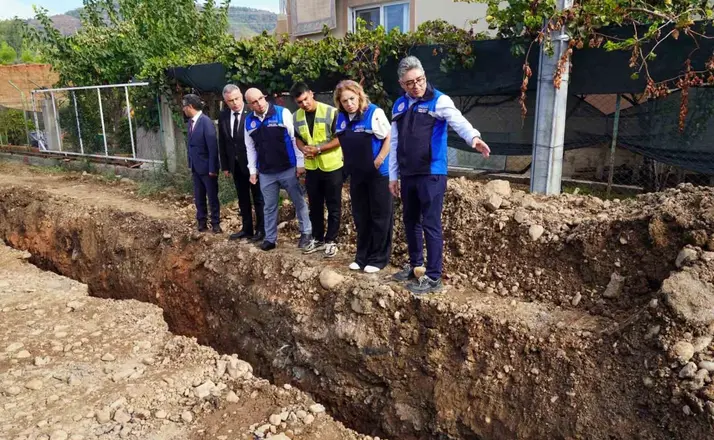 MUSKİ’den Fethiye Çatalarık’ta 2 bin metrelik kanalizasyon hattı çalışması
