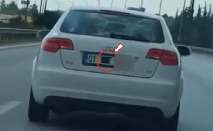 Otoyolda plaka gizleyerek seyreden araca 140 bin TL ceza 