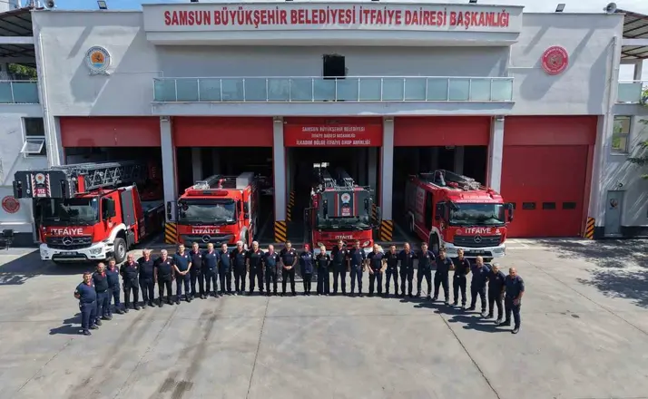 Samsun İtfaiyesi 9 ayda 8 bin 157 olaya müdahale etti
