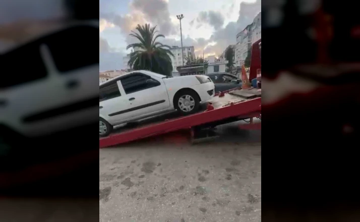 Samsun’da korsan taksi denetimi: 2 araca 200 bin lira ceza 