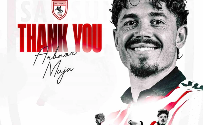 Samsunspor’da Muja ile yollar ayrıldı 