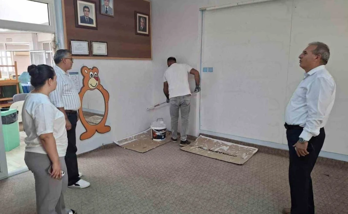 Sarıgöl’de okullar yeni eğitim yılına hazırlanıyor 