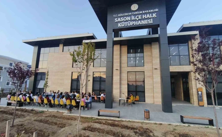 Sason kütüphanesi 6 ayda 93 bin 600 ziyaretçiye ulaştı 