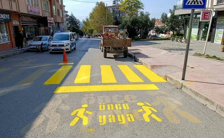 Sinop’ta yaya geçitleri yenileniyor
