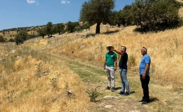 Şırnak’ta milli takım seçmeleri öncesi Namaz Dağı’nda saha incelemesi 