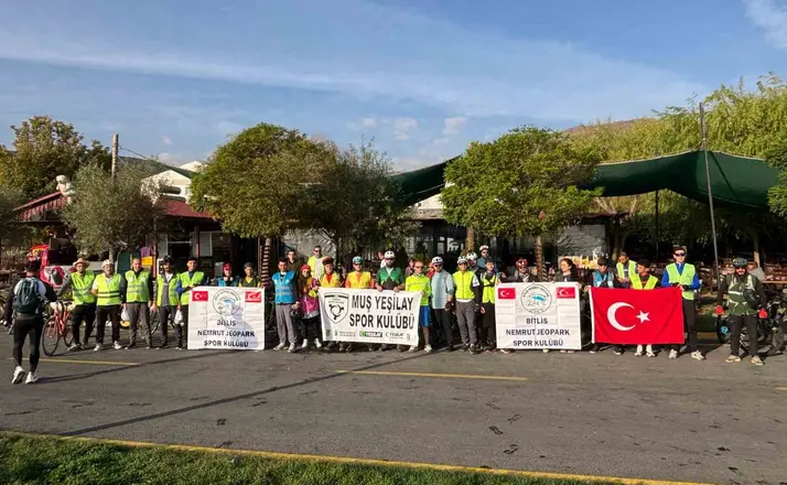 Tatvan’dan Muş’a 100 kilometrelik bisiklet turu

