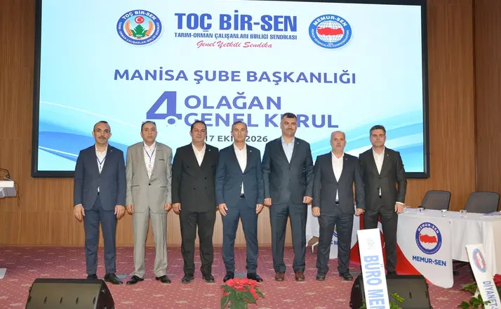 TOÇ Bir-Sen Manisa’da Uğur Bayil güven tazeledi
