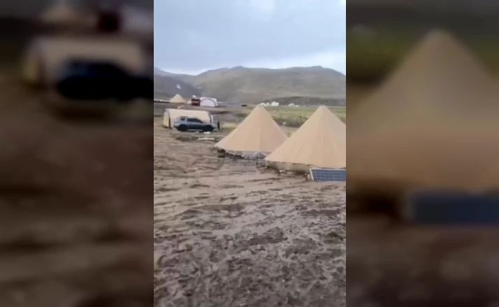 Tunceli’de yüksek rakımda sağanak etkili oldu: Yaylacılar zor anlar yaşadı 