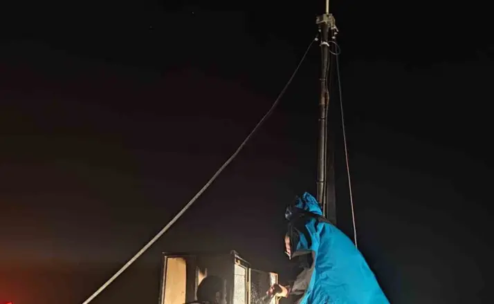 Ulubaba Tepesi’ne kurulan UHF rölesi afet haberleşmesini güçlendirecek
