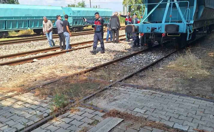 Vagonun üzerine çıkan baba ve oğluna yüksek gerilim hattındaki elektrik çarptı
