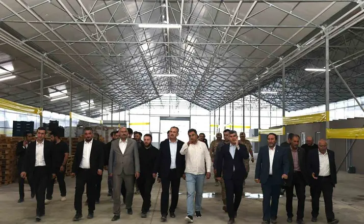 Vali Bozkurt, Diyadin Jeotermal Sera OSB’de incelemelerde bulundu
