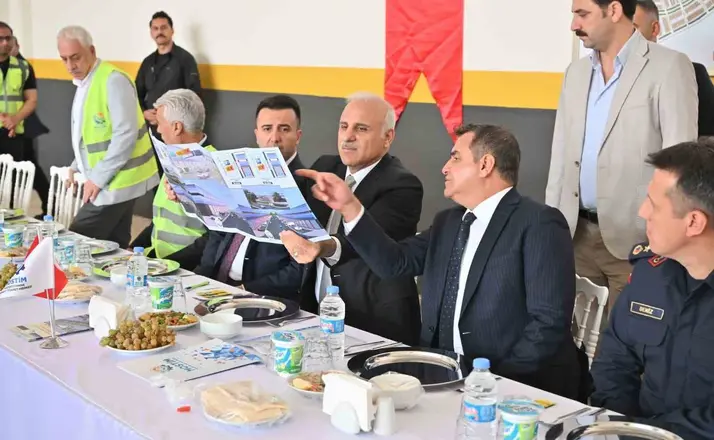 Vali Zorluoğlu, MOSTİM Projesi inşaat alanında incelemelerde bulundu
