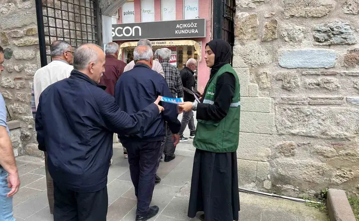 Yeşilay’dan cuma namazı sonrası bilgilendirme
