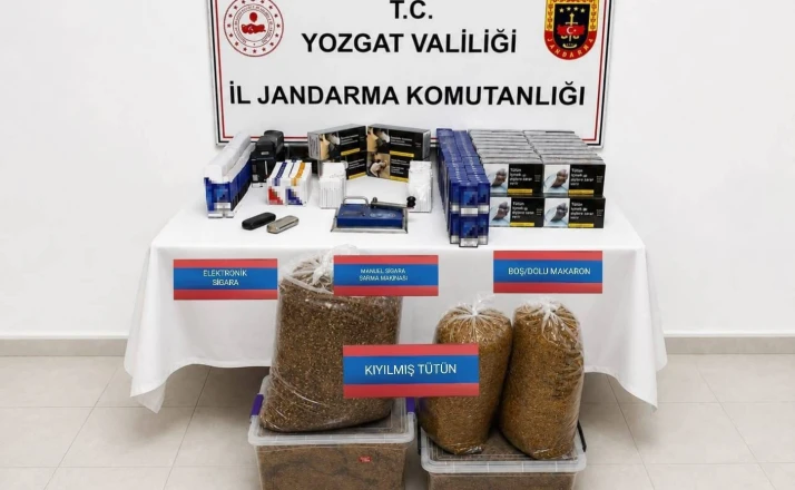 Yozgat’ta 3 bin 560 adet makaron ele geçirildi 