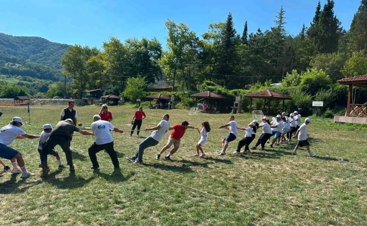 Zonguldak’ta aile kampı heyecanı yaşandı 