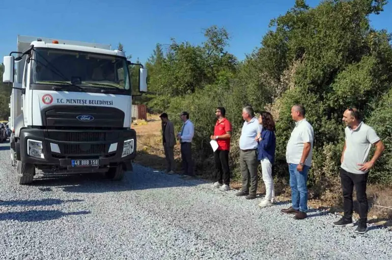 7 kilometrelik Çiftlik-Yeniköy bağlantı yolu yenilendi
