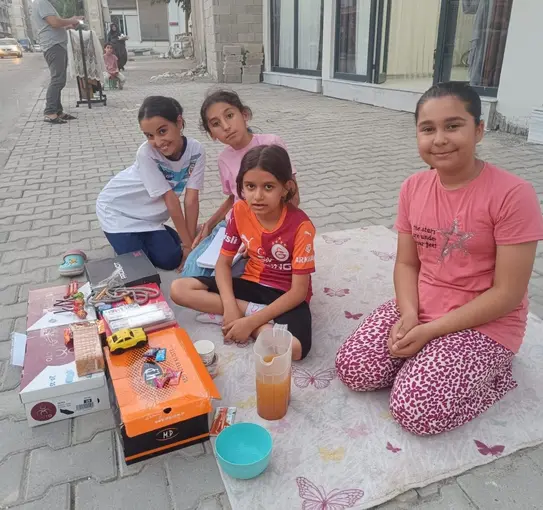 Adıyaman’da çocuklardan örnek yardım kampanyası
