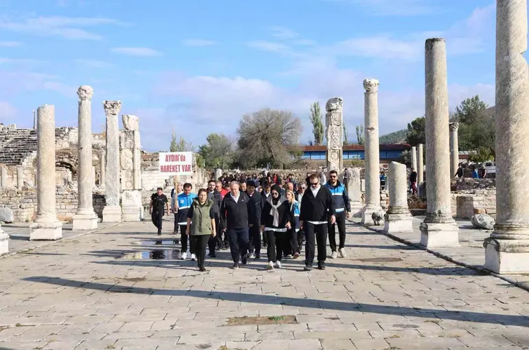 Afrodisias’ta sağlıklı yaşam için adımlar atıldı
