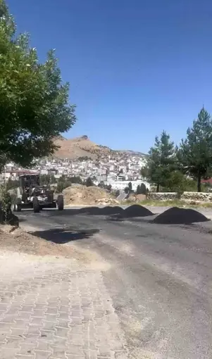 Ağaç dikilerek protesto edilen yolun yapımına başlandı
