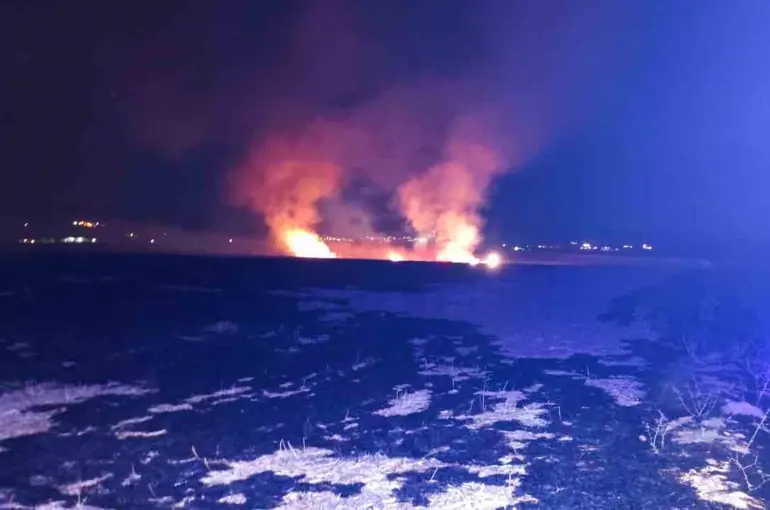 Anız yangını korkuttu
