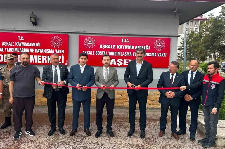 Aşkale’de aşevi hizmete açıldı: Günde 70 aileye sıcak yemek ulaştırılacak
