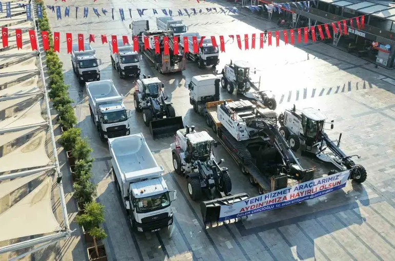 Aydın Büyükşehir Belediyesi filosuna 150 milyon TL’lik takviye
