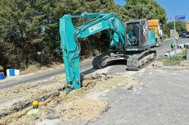 Aydın Büyükşehir Belediyesi’nden Kuşadası’nda altyapı yatırımı
