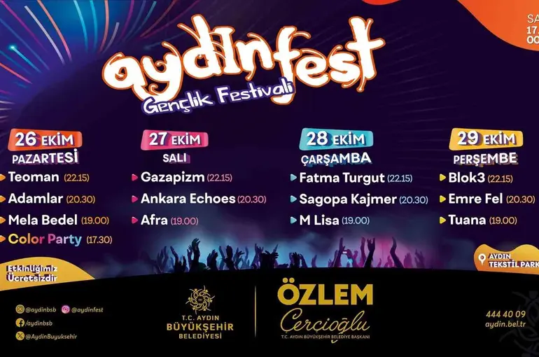 Aydınfest için geri sayım başladı
