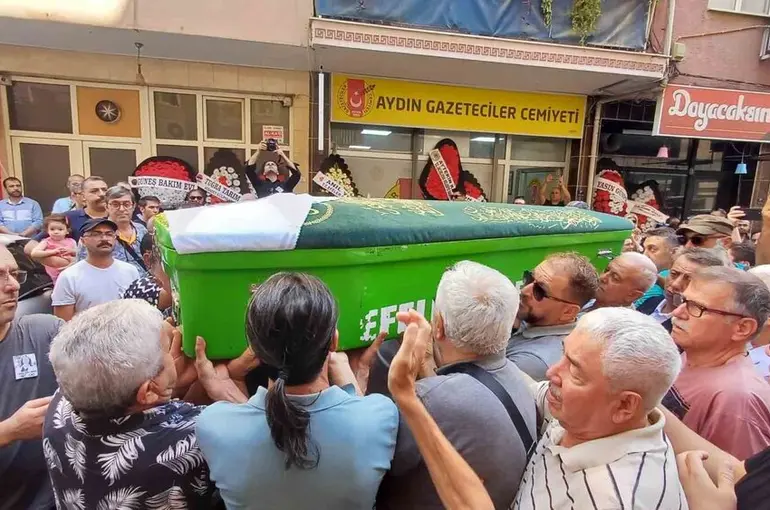 Aydınlı gazeteci Yazıcı’yı meslektaşları son yolculuğuna uğurladı
