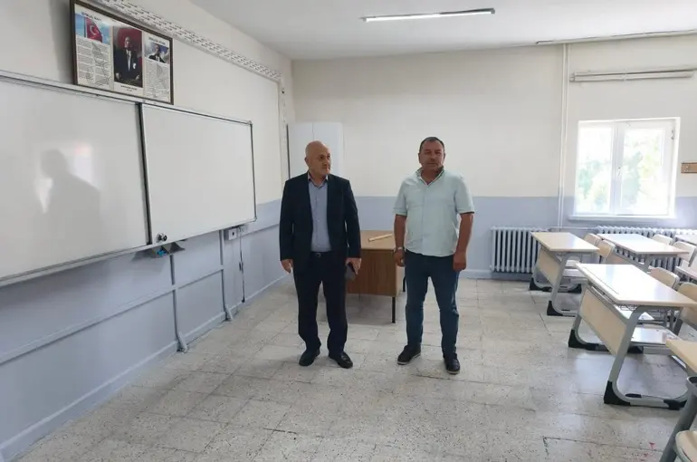 Aydıntepe’de yeni dönem öncesi okullarda inceleme yapıldı
