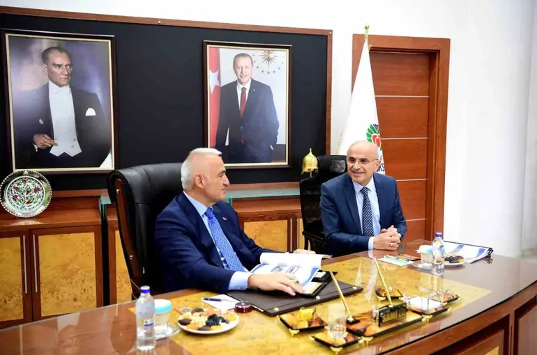 Bakan Ersoy’dan Başkan Er’e ziyaret
