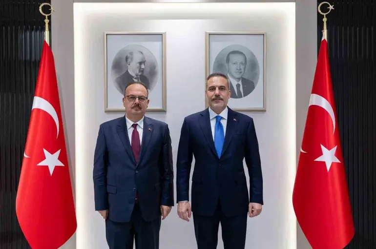 Bakan Fidan, Ankara Valisi Canbolat’ı kabul etti
