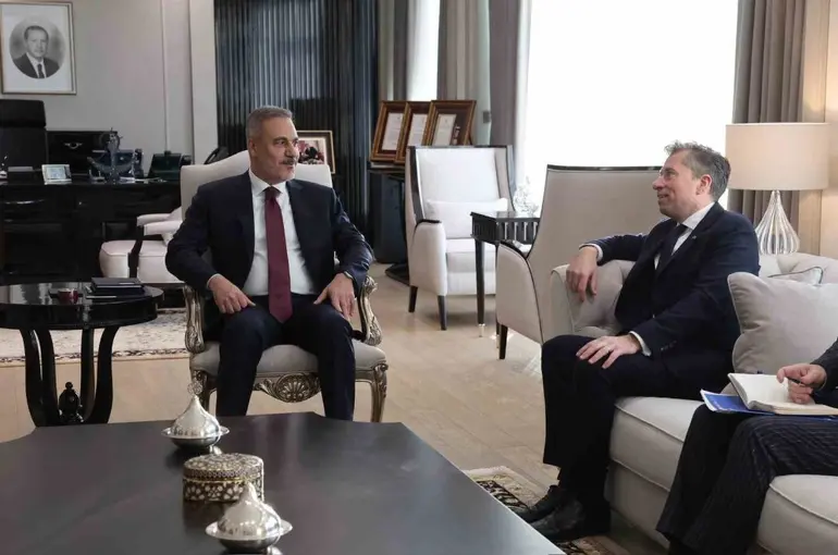 Bakan Fidan, BM İnsani İşlerden Sorumlu Genel Sekreter Yardımcısı ve Acil Yardım Koordinatörü Fletcher’i kabul etti
