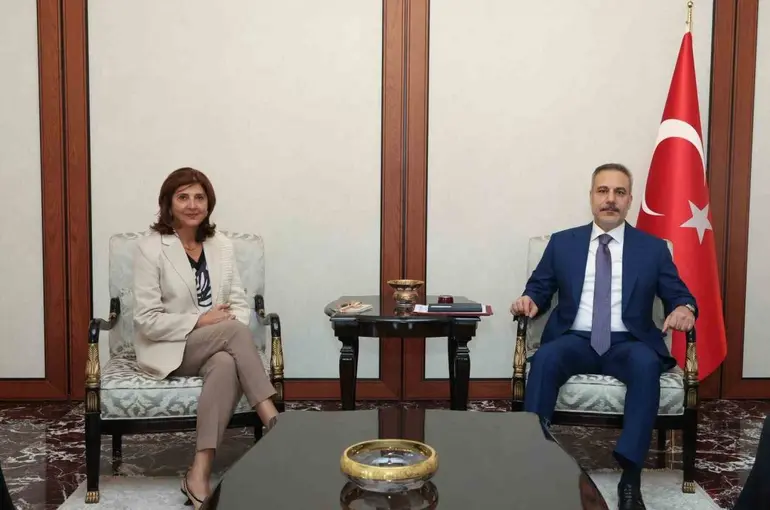 Bakan Fidan, Cuellar'ı Kabul Etti