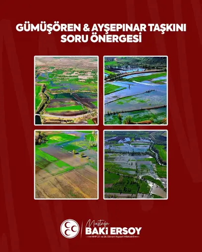 Baki Ersoy’dan Tarım ve Orman Bakanlığı’na ‘taşkın soru önergesi’

