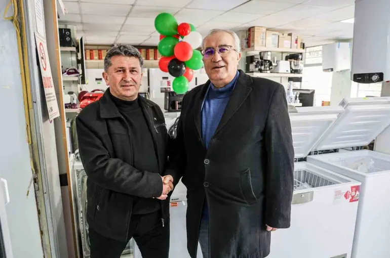 Başkan Arslan Çameli esnafı ile bir araya geldi
