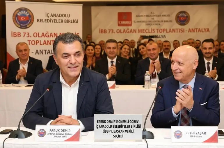 Başkan Demir, İç Anadolu Belediyeler Birliği 1. Başkan Vekili seçildi
