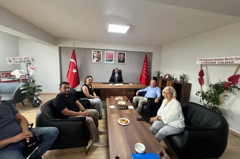 Başkan Kepenek, CHP Denizli İl Başkanı Oran’a ziyaret etti
