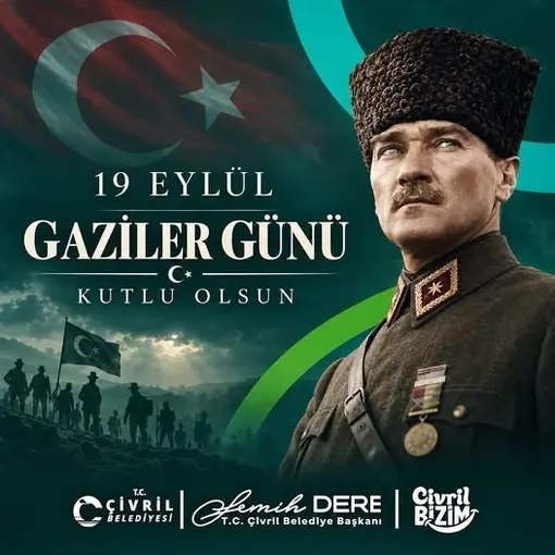 Başkan Semih Dere; "Gazilerimize minnettarız"
