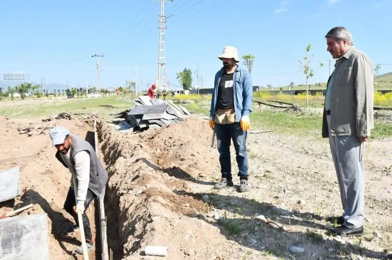 Başkan Taşkın, altyapı çalışmalarını yerinde inceledi
