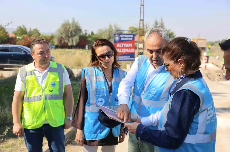 Başkan Ünlüce, ESKİ’nin altyapı çalışmalarını yerinde inceledi
