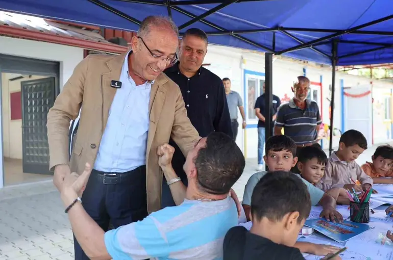 Başkan Yapar, çocukların mutluluğuna ortak oldu
