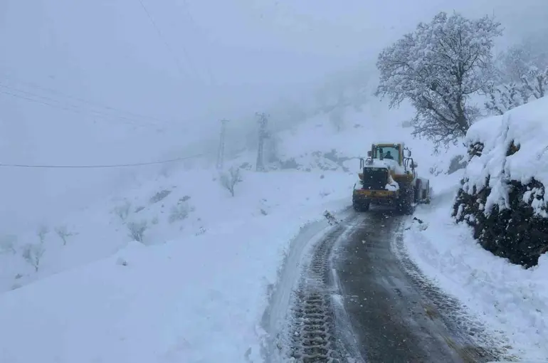 Batman’da 115 yerleşim yerinin yolu kardan kapandı
