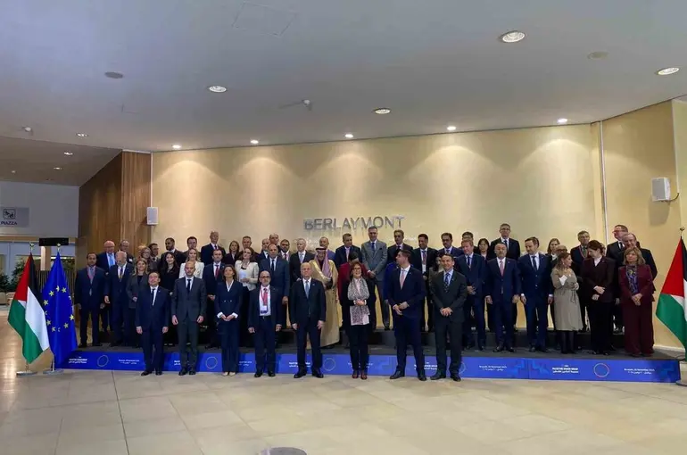 Belçika’da 60 ülkenin katılımı ile Filistin Bağışçılar Grubu toplantısı yapıldı
